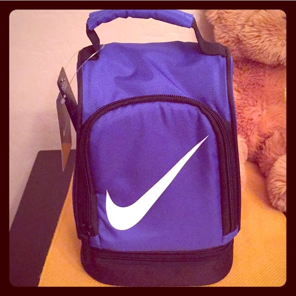 purple nike lunch box
